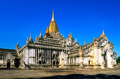 The Ananda pagoda with its gilded shikhara