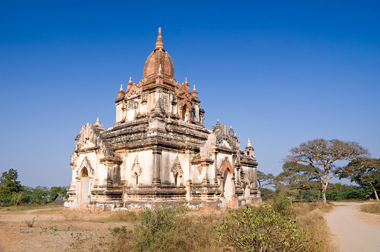 An ancient temple on the plains of Bagan