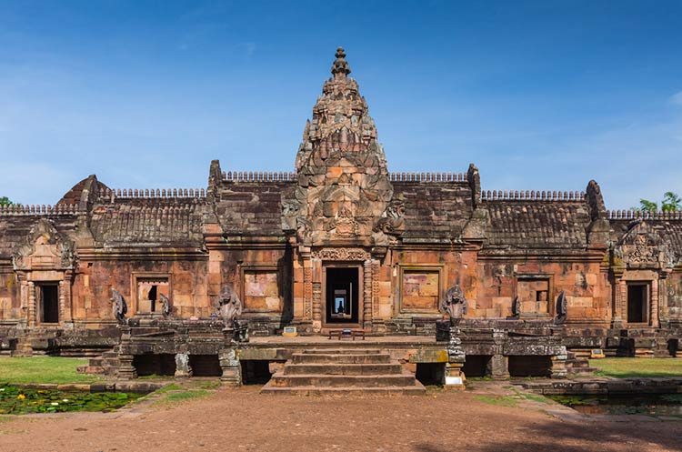 An ancient Khmer temple in Buriram