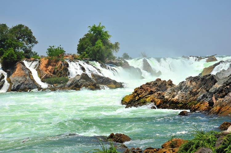 Khone Falls near Pakse, Laos