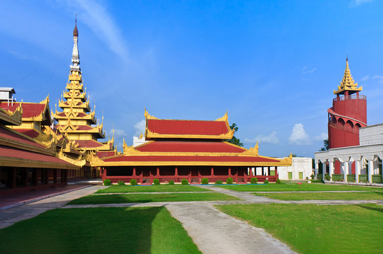 The Royal Palace in Mandalay