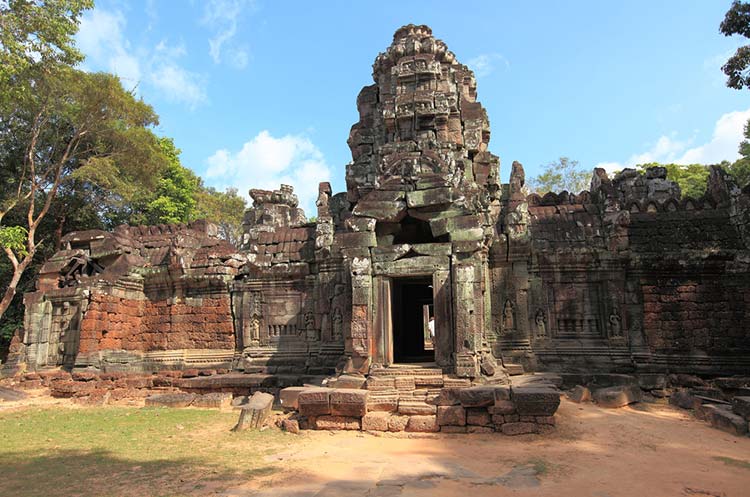 The Bayon style Ta Som temple in Angkor