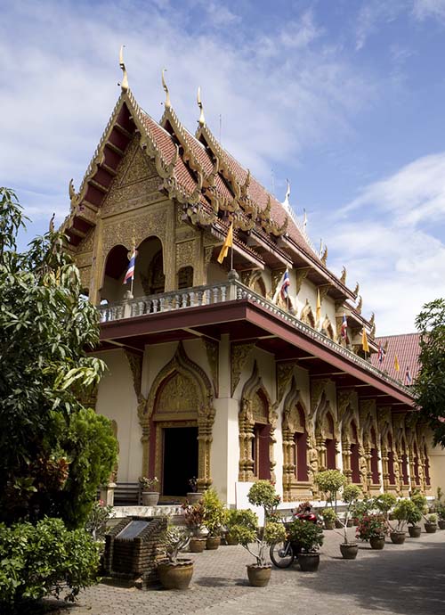 Two storey viharn at Wat Phan On