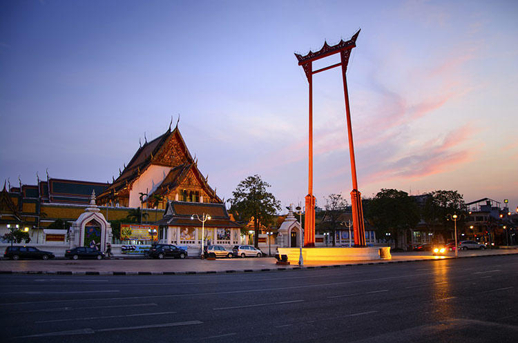 The Giant Swing in front of Wat Suthat
