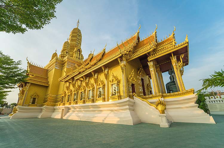 A reconstruction of the Golden Temple at the Ancient City