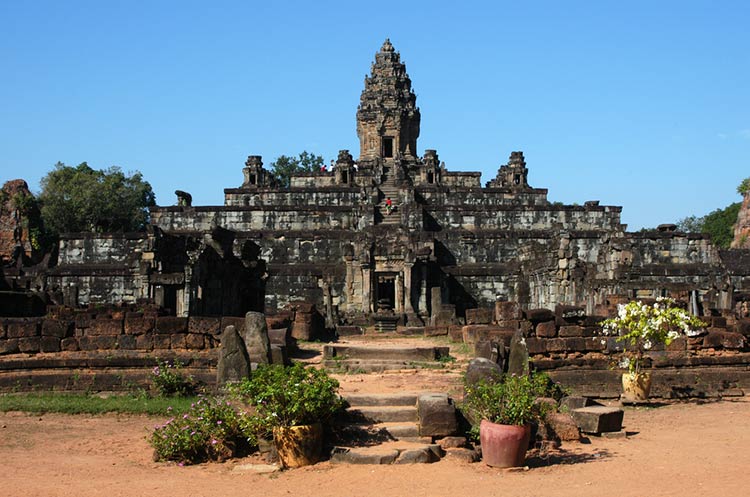 The Bakong mountain temple in Angkor