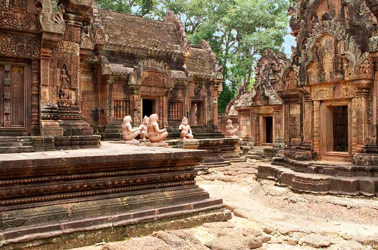 Banteay Srei temple in Angkor