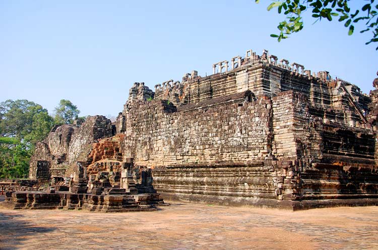 The huge Reclining Buddha image on the West end of the Baphuon