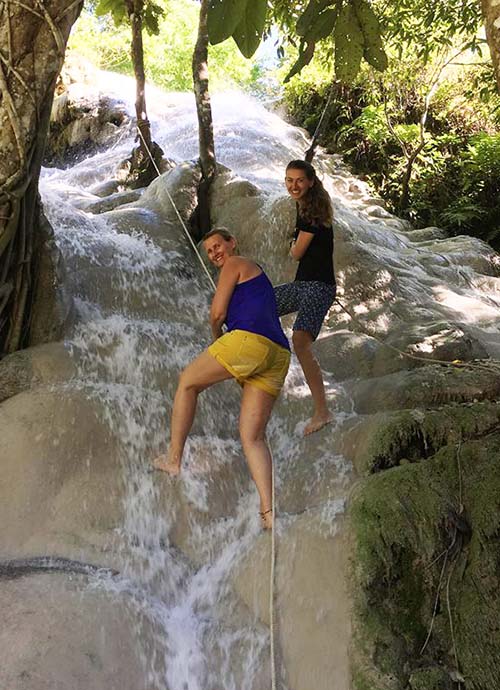 Climbing the Sticky Waterfalls