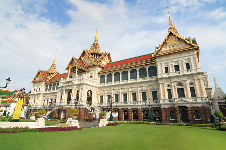 The Chakri Maha Prasat Throne Hall at the Grand Palace, Bangkok