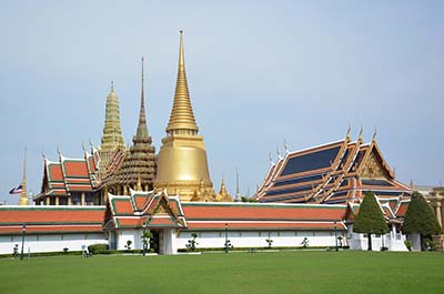 The Grand Palace complex in Bangkok