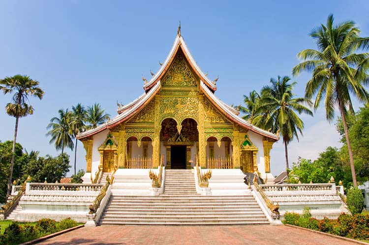 Buddhist temple in Laos