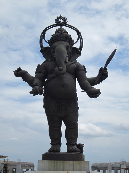 The thirty meter tall bronze image of Ganesha at Khlong Khuean Ganesh International Park