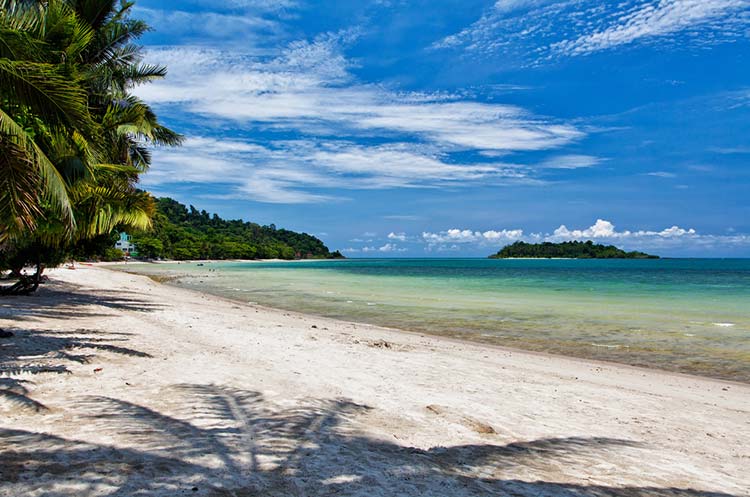 Tropical beach on Koh Chang