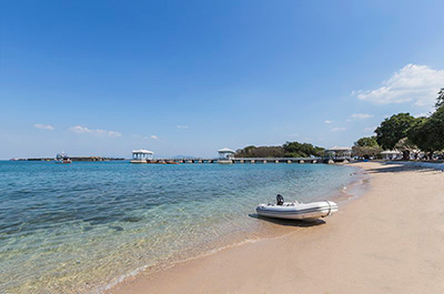 Beautiful sandy beach