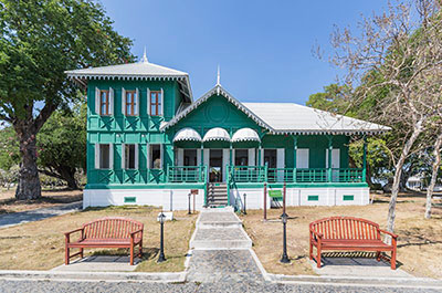 One of the buildings of the Royal Summer Palace at Koh Si Chang