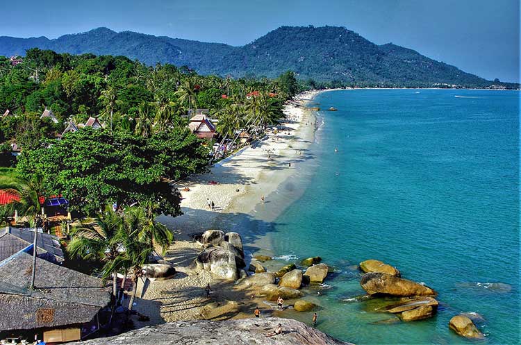 Lamai Beach on Koh Samui