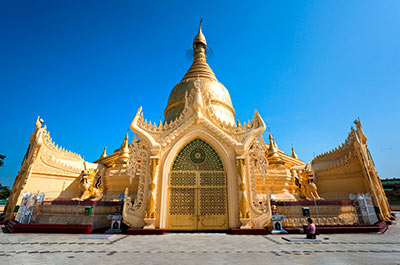 Buddhist pagoda in Burma