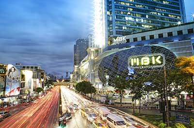 MBK Shopping Center in the Siam area of Bangkok