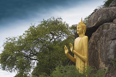 Standing Buddha at Monkey Mountain