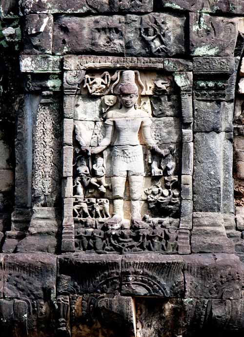 A sculpting of Lokeshvara at Neak Pean