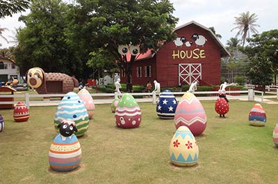 A barn at Pattaya Sheep Farm