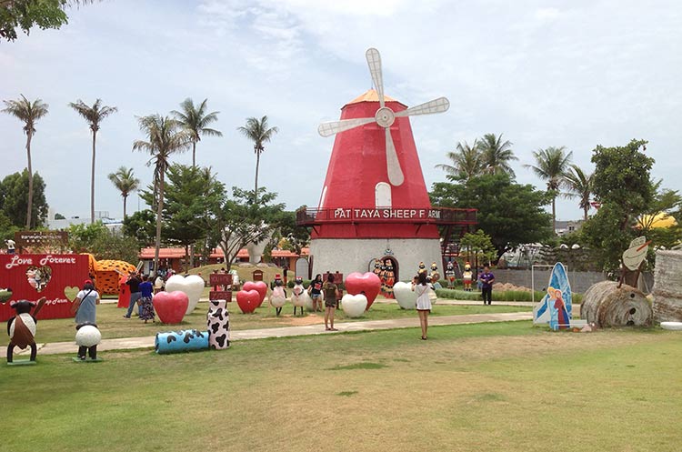 A windmill at the farm