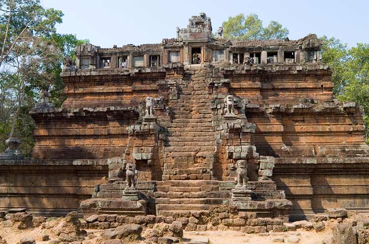 The stepped pyramid Phimeanakas temple in Angkor