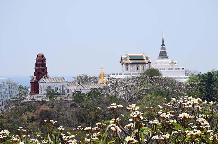 Phra Nakhon Khiri Historical Park on top of a hill in Phetchaburi town