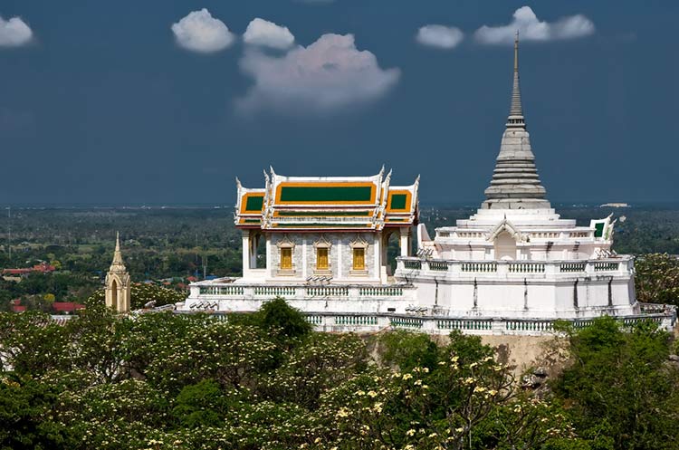 Phra Nakhon Khiri Palace on top of a hill in the center of Phetchaburi town