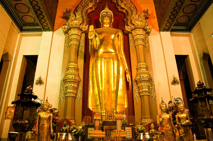 The Standing Buddha at Phra Pathom Chedi