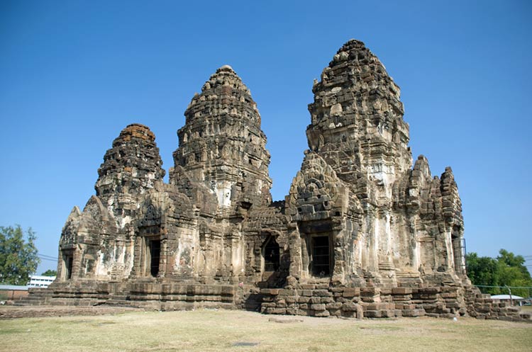 Phra Prang Sam Yot in Lopburi Town