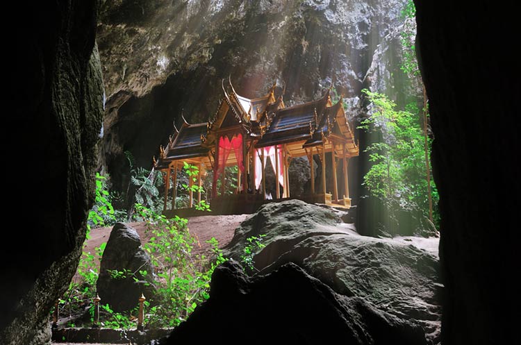 The Kuha Karuhas pavilion in Phraya Nakhon cave