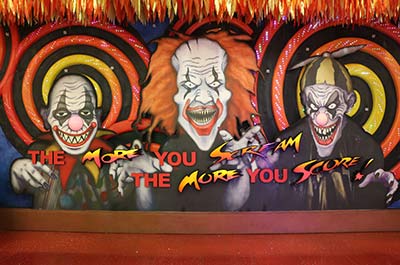Crazy clowns at Ripley’s Scream in the Dark