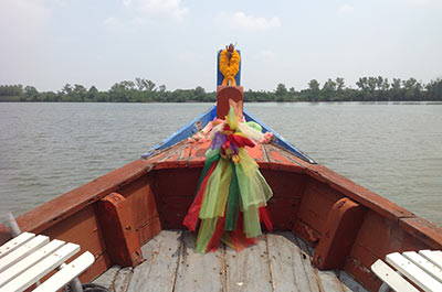 Boat trip on the rivers around the Ayutthaya Historical Island
