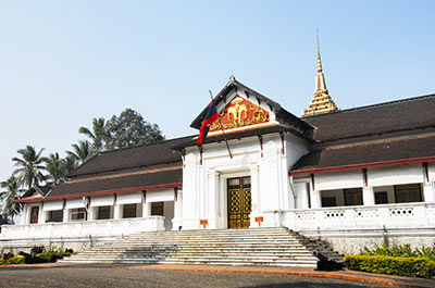 Front view of the Royal Palace Museum in Luang Prabang