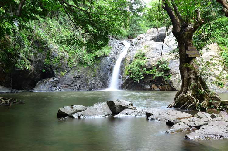 Waterfall in the jungle, Saraburi province