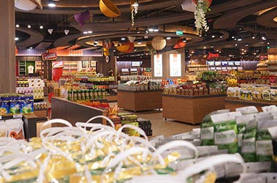 Food products in a store at Show DC