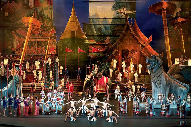 A scene from the Siam Niramit Cultural Show