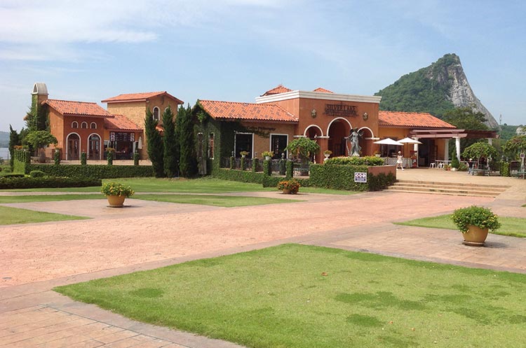 Italian style buildings at Silverlake Vineyard Pattaya