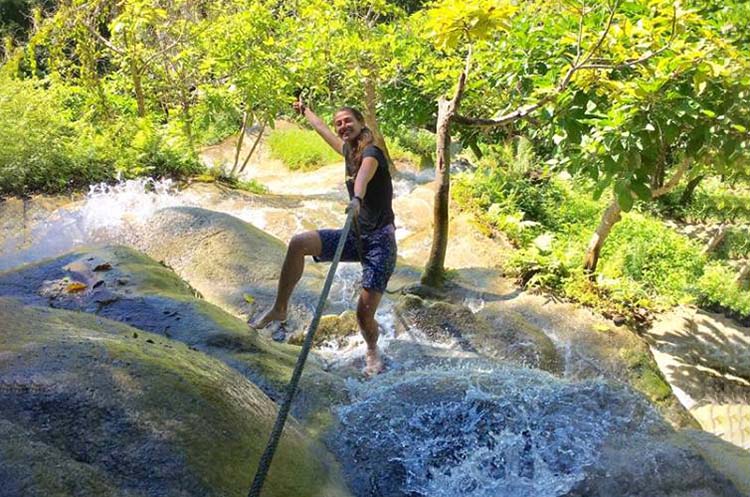 Bua Thong Sticky Waterfalls in Chiang Mai
