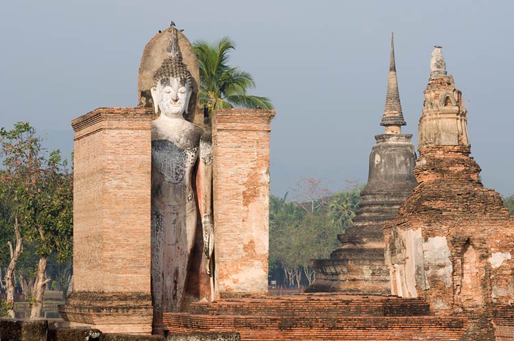 Sukhothai Historical Park, one of the UNESCO Sites in Thailand
