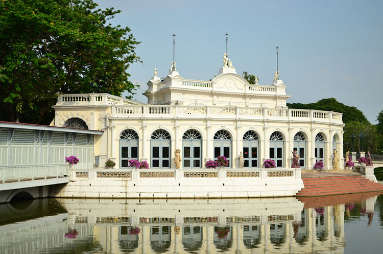 One of the European style buildings of the Summer Palace in Bang Pa-In