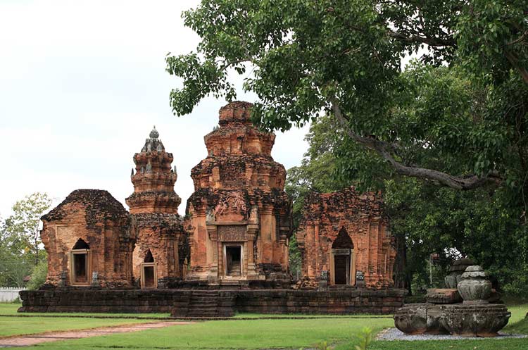 An old Khmer temple in Surin province