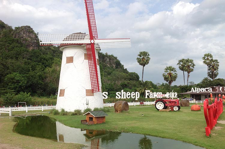 Windmill at Swiss Sheep Farm Hua Hin
