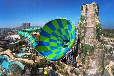 The Abyss, the largest water slide in Thailand