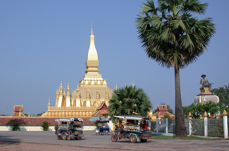 Pha That Luang in Vientiane