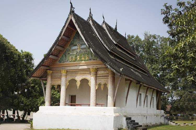 The sim of the Wat Aham in Luang Prabang