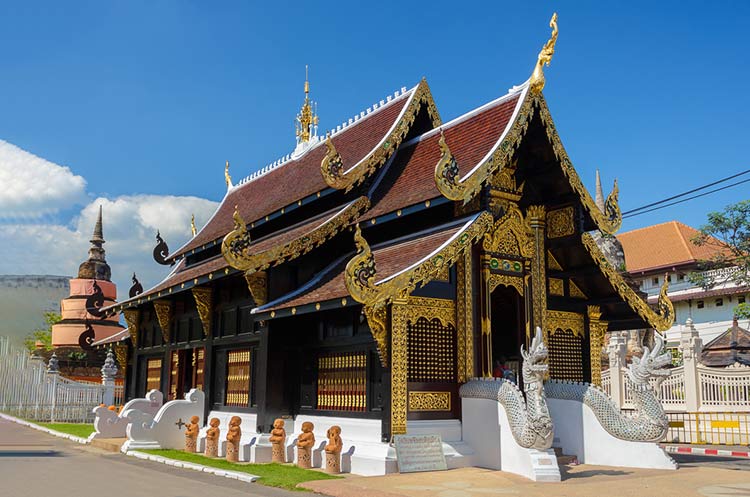 Wat Inthakin in the center of Chiang Mai