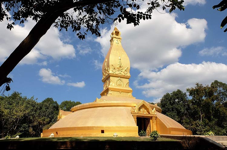 The Ajahn Chah shrine at Wat Nong Pah Pong in Ubon Ratchathani